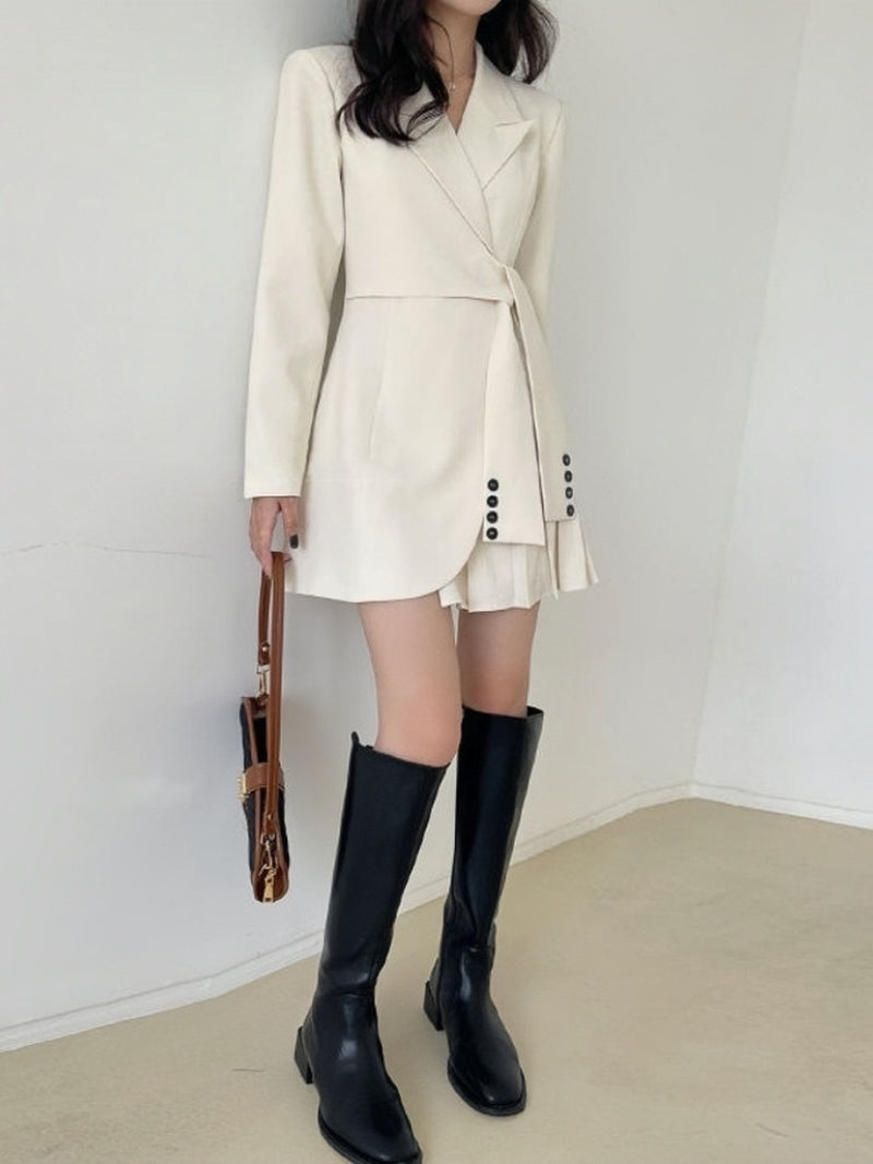 Carlota™ -  Solides High Street Blazer Kleid