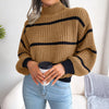 Kailani™ - Gestreifter Semi Rollkragenpullover