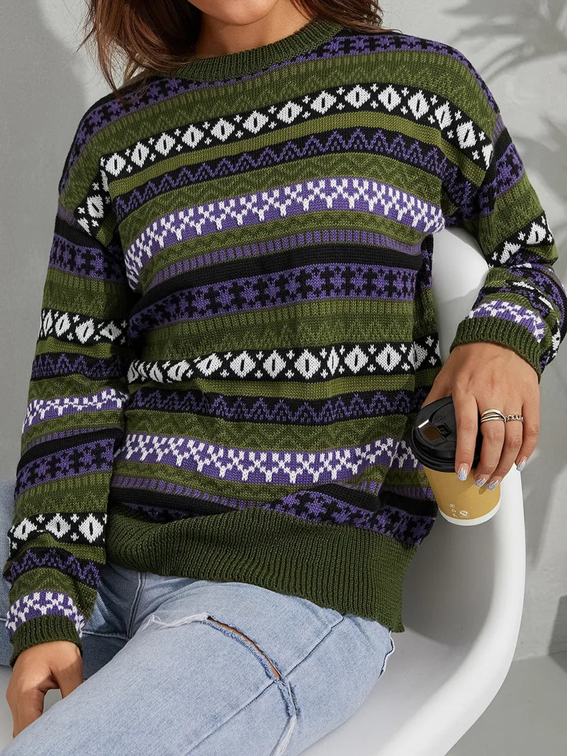 Victoria™ - Vintage Strickwaren Lose Pullover