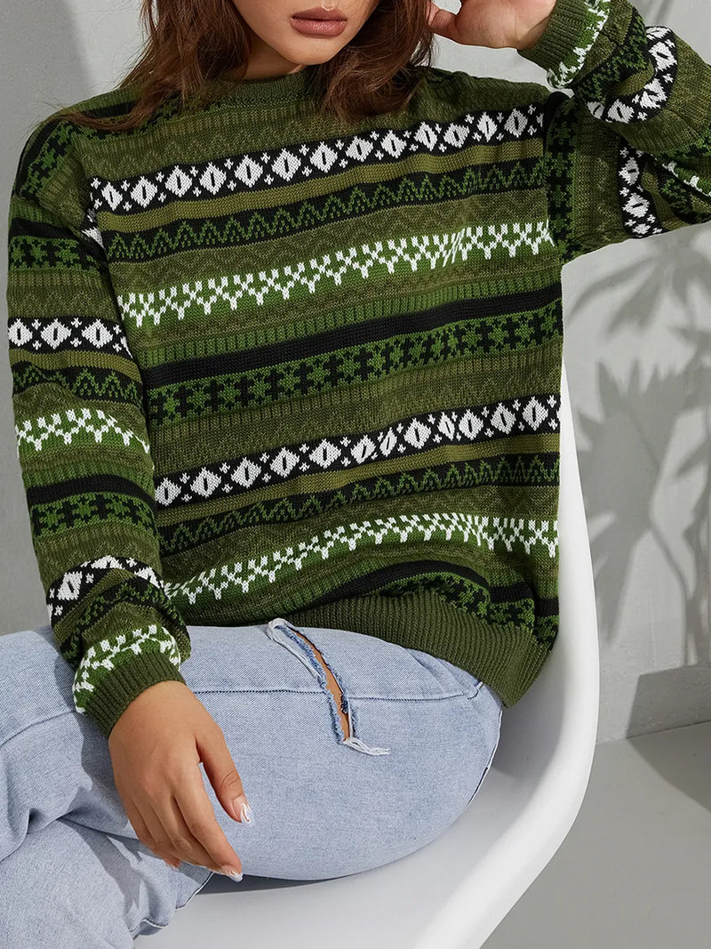 Victoria™ - Vintage Strickwaren Lose Pullover