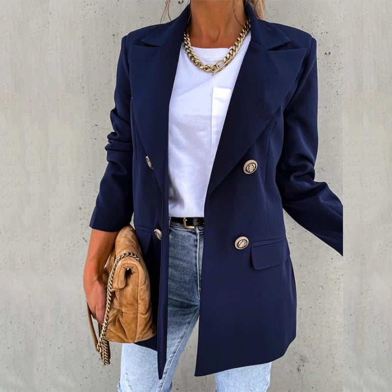Alina™ - Lockerer X-Line Blazer mit Mikro-Elastizität