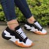 Rylee™ - Kontrastfarbene Muffin-Sneakers mit Ösenschnürung