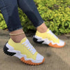 Rylee™ - Kontrastfarbene Muffin-Sneakers mit Ösenschnürung