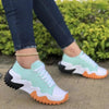 Rylee™ - Kontrastfarbene Muffin-Sneakers mit Ösenschnürung