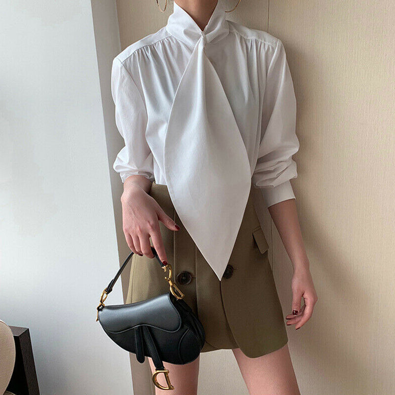 Skylar™ - Oversize Hemd Designer Top