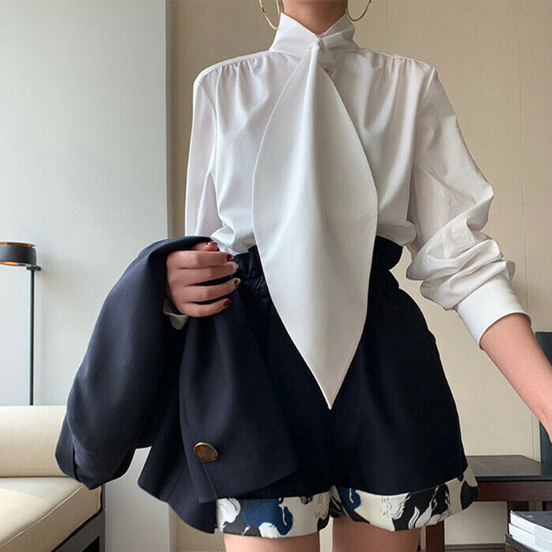 Skylar™ - Oversize Hemd Designer Top