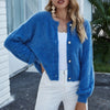 Scarlett™ - Flauschige Einfarbige Strickjacke