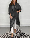 Lora Fashion Seidiges lockeres Top mit V-Ausschnitt - Strahlend in den Sommer