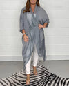 Lora Fashion Seidiges lockeres Top mit V-Ausschnitt - Strahlend in den Sommer