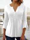 Emily™ - Solides Chiffonblusenhemd
