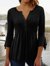 Emily™ - Solides Chiffonblusenhemd