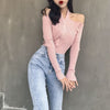 Cleo™ - Off Shoulder V-Ausschnitt