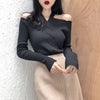 Cleo™ - Off Shoulder V-Ausschnitt