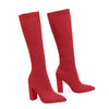 Novella™ - Sockenstiefel mit klobigem Absatz
