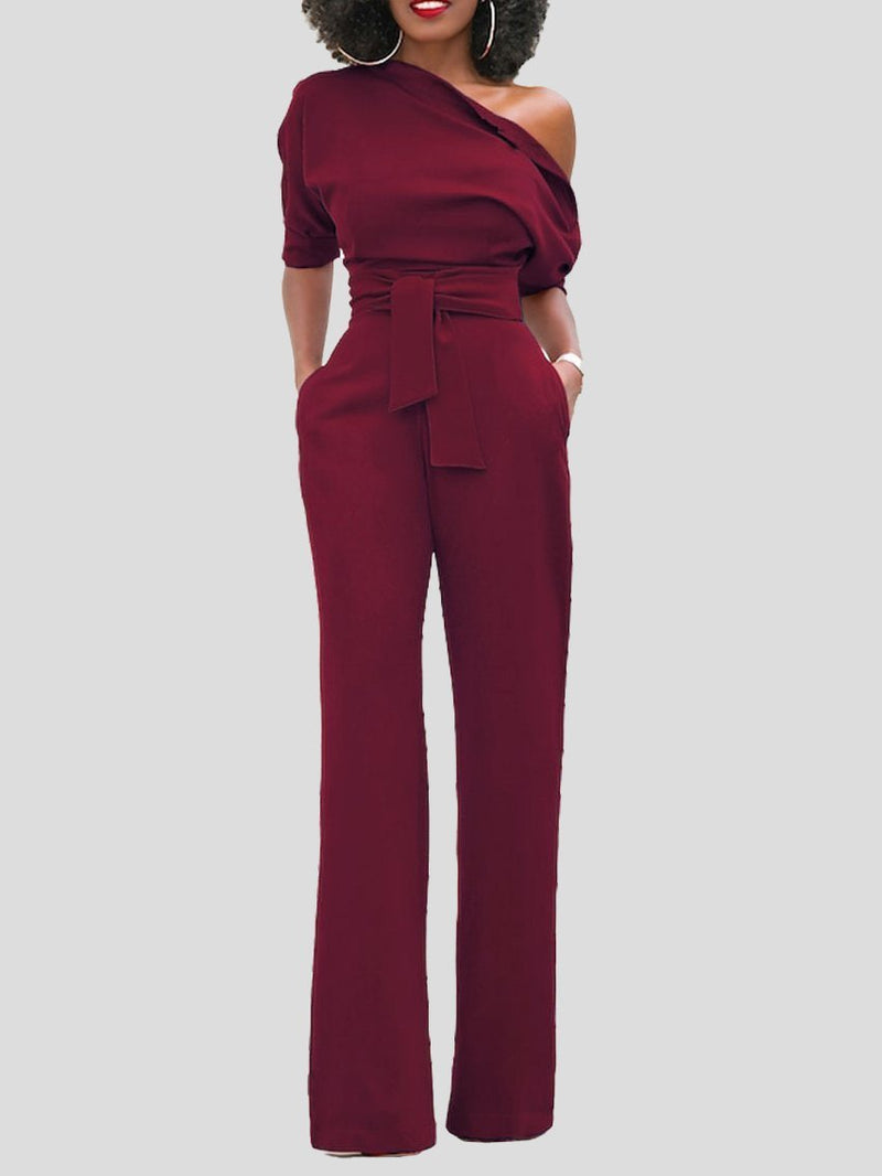 Merta™ - Kurzärmeliger Jumpsuit