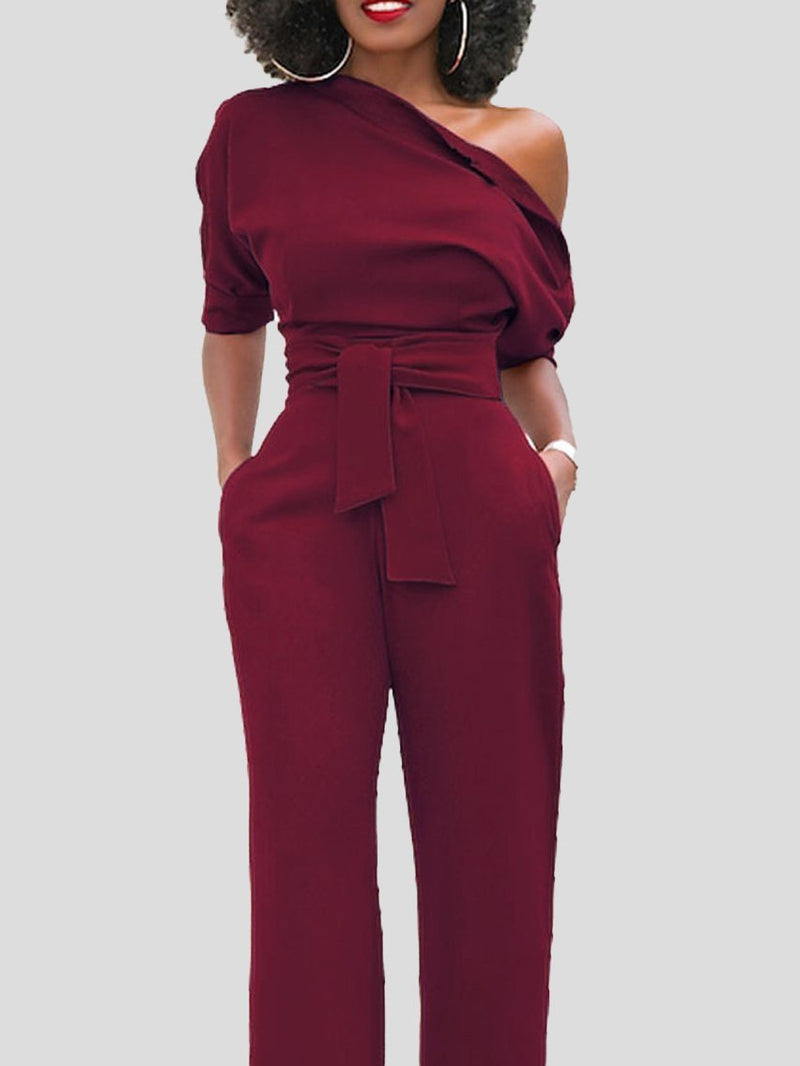Merta™ - Kurzärmeliger Jumpsuit