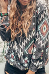 Saylor™ - Leichter bedruckter Pullover
