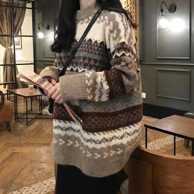 Bronwyn™ - Gestreifte Vintage-Pullover