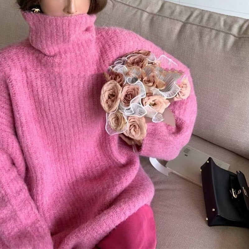 Elowyn™ - Rollkragenpullover aus Strick in Übergröße