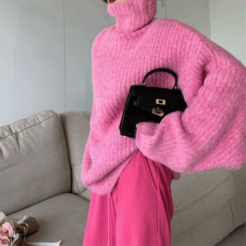 Elowyn™ - Rollkragenpullover aus Strick in Übergröße